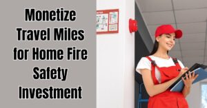 Monetize Travel Miles for Home Fire Safety Investment